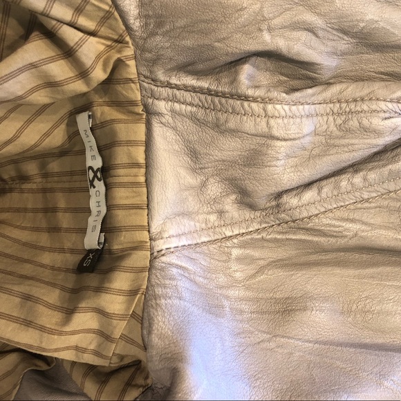 Mike & Chris Hooded Leather Jacket - Picture 3 of 6